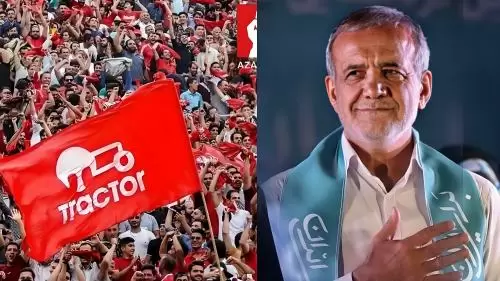 Pezeşkian &quot;Tarktor&quot;un qələbəsini ailəsi ilə belə qeyd etdi - FOTO